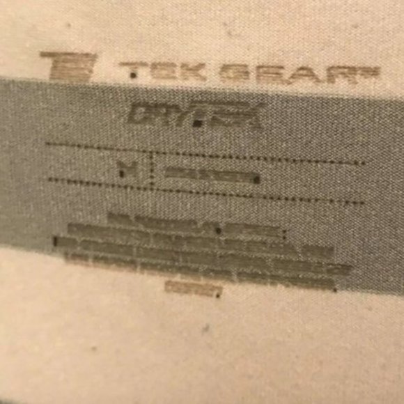 Tek Gear | DryTEK Gray Striped Workout Tank Top | Sz M - Picture 6 of 8